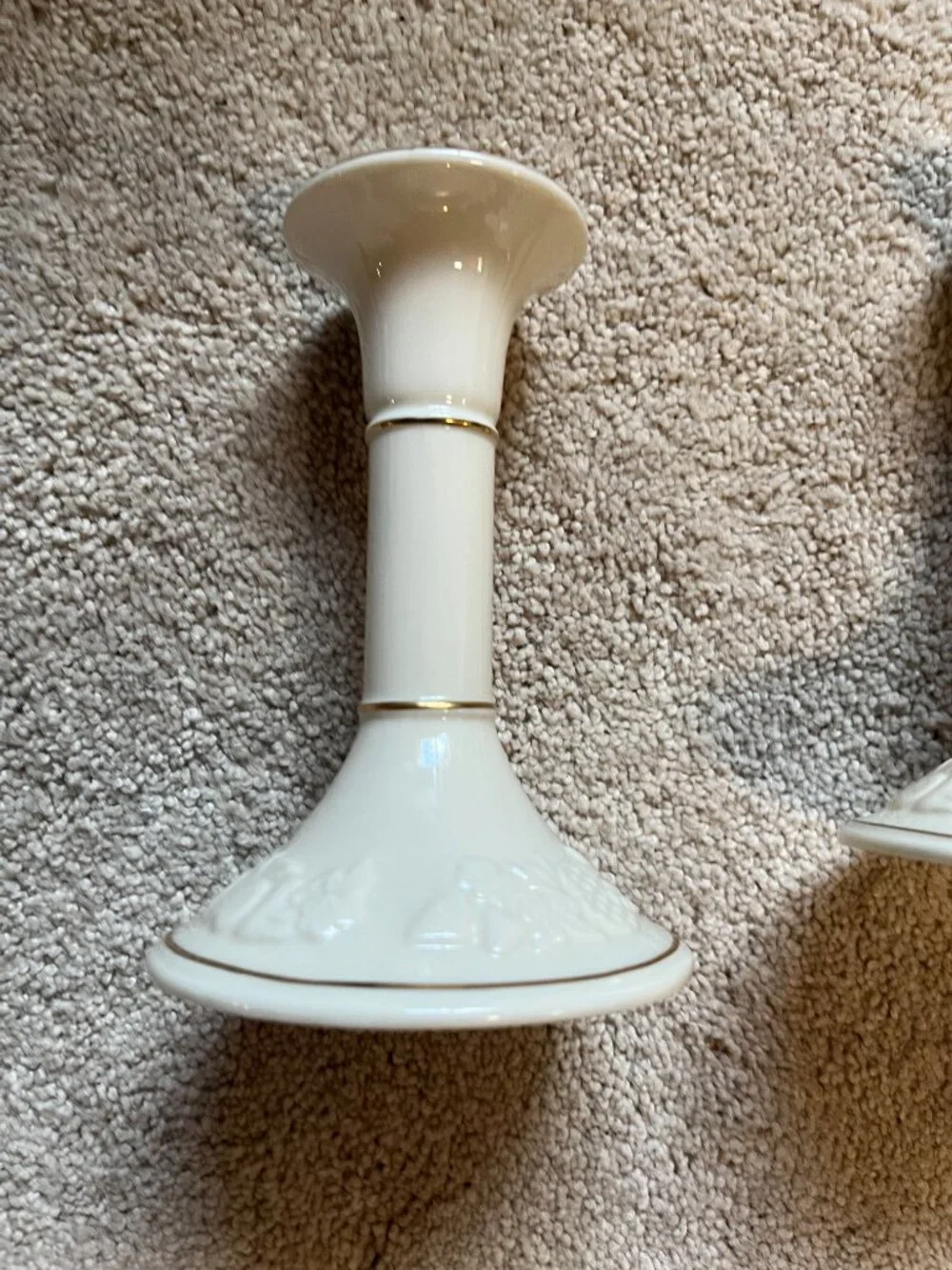 Vintage Lenox Fruits of Life Candlesticks Pair